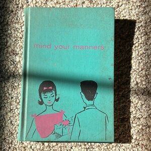 Teal 'Mind Your Manners' Book 1964